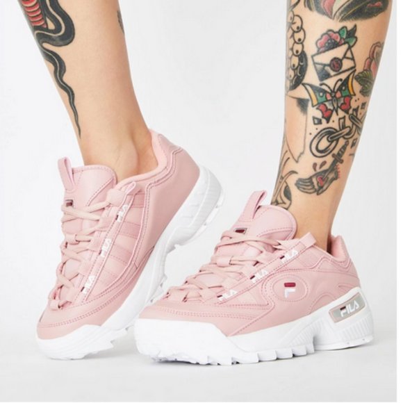 Fila Shoes - FILA D Formation Leather Platform Sneakers
